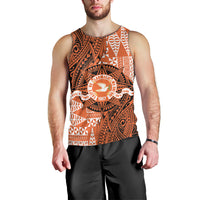Personalised Tonga Tailulu College Men Tank Top Since 1967 Special Kupesi Pattern Version 2 LT9 - Polynesian Pride