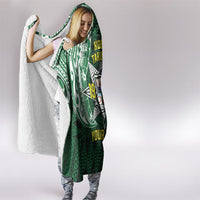 Personalised Tonga Takuilau College Hooded Blanket Since 1975 Special Kupesi Pattern LT9 - Polynesian Pride