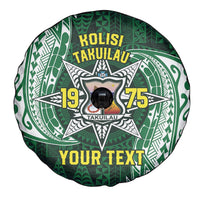 Personalised Tonga Takuilau College Spare Tire Cover Since 1975 Special Kupesi Pattern LT9 - Polynesian Pride