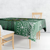 Personalised Tonga Takuilau College Tablecloth Since 1975 Special Kupesi Pattern LT9 - Polynesian Pride
