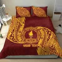 Personalised Tonga Beulah College Bedding Set Since 1938 Special Kupesi Pattern LT9 - Polynesian Pride