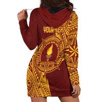 Personalised Tonga Beulah College Hoodie Dress Since 1938 Special Kupesi Pattern LT9 - Polynesian Pride