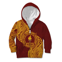 Personalised Tonga Beulah College Kid Hoodie Since 1938 Special Kupesi Pattern
