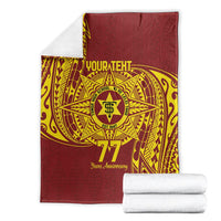 Personalised Tonga High School 77th Anniversary Blanket Special Kupesi Pattern LT9 - Polynesian Pride