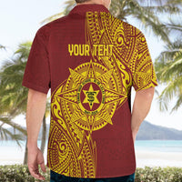Personalised Tonga High School 77th Anniversary Hawaiian Shirt Special Kupesi Pattern LT9 - Polynesian Pride