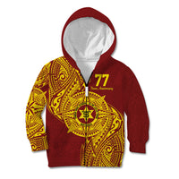 Personalised Tonga High School 77th Anniversary Kid Hoodie Special Kupesi Pattern