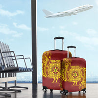 Personalised Tonga High School 77th Anniversary Luggage Cover Special Kupesi Pattern
