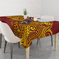 Personalised Tonga High School 77th Anniversary Tablecloth Special Kupesi Pattern LT9 - Polynesian Pride