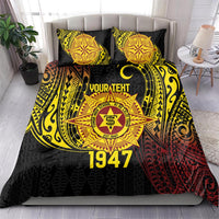 Personalised Tonga High School Bedding Set Since 1947 Special Kupesi Pattern LT9 - Polynesian Pride