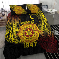 Personalised Tonga High School Bedding Set Since 1947 Special Kupesi Pattern LT9 - Polynesian Pride