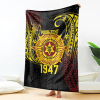 Personalised Tonga High School Blanket Since 1947 Special Kupesi Pattern LT9 - Polynesian Pride