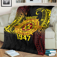 Personalised Tonga High School Blanket Since 1947 Special Kupesi Pattern LT9 - Polynesian Pride