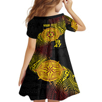 Personalised Tonga High School Family Matching Puletasi and Hawaiian Shirt Since 1947 Special Kupesi Pattern LT9 - Polynesian Pride