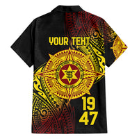 Personalised Tonga High School Family Matching Summer Maxi Dress and Hawaiian Shirt Since 1947 Special Kupesi Pattern LT9 - Polynesian Pride
