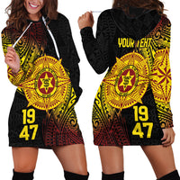 Personalised Tonga High School Hoodie Dress Since 1947 Special Kupesi Pattern LT9 - Polynesian Pride
