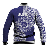 Personalised Tonga Tupou College Tolo 158th Anniversary Baseball Jacket Special Kupesi Pattern LT9 - Polynesian Pride