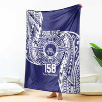 Personalised Tonga Tupou College Tolo 158th Anniversary Blanket Special Kupesi Pattern LT9 - Polynesian Pride