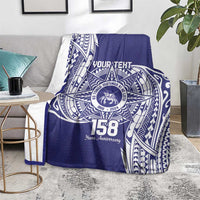 Personalised Tonga Tupou College Tolo 158th Anniversary Blanket Special Kupesi Pattern LT9 - Polynesian Pride