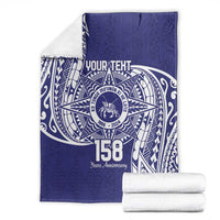 Personalised Tonga Tupou College Tolo 158th Anniversary Blanket Special Kupesi Pattern LT9 - Polynesian Pride