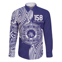 Personalised Tonga Tupou College Tolo 158th Anniversary Family Matching Tank Maxi Dress and Hawaiian Shirt Special Kupesi Pattern
