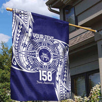 Personalised Tonga Tupou College Tolo 158th Anniversary Garden Flag Special Kupesi Pattern LT9 - Polynesian Pride
