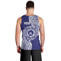 Personalised Tonga Tupou College Tolo 158th Anniversary Men Tank Top Special Kupesi Pattern LT9 - Polynesian Pride
