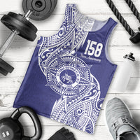 Personalised Tonga Tupou College Tolo 158th Anniversary Men Tank Top Special Kupesi Pattern LT9 - Polynesian Pride