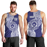 Personalised Tonga Tupou College Tolo 158th Anniversary Men Tank Top Special Kupesi Pattern LT9 - Polynesian Pride