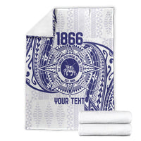 Personalised Tonga Tupou College Tolo Blanket Since 1866 Special Kupesi Pattern LT9 - Polynesian Pride