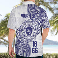 Personalised Tonga Tupou College Tolo Hawaiian Shirt Since 1866 Special Kupesi Pattern LT9 - Polynesian Pride