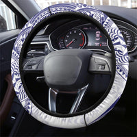 Tonga Tupou College Tolo Steering Wheel Cover Since 1866 Special Kupesi Pattern LT9 - Polynesian Pride