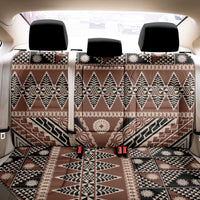 Vintage Bula Fiji Back Car Seat Cover Brown Tapa Masi Motif