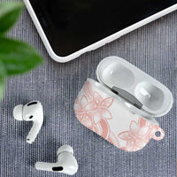 Polynesian Tribal Plumeria Lotu Tamaiti AirPods Case Pastel Blush - Polynesian Pride