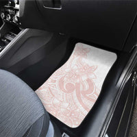 Polynesian Tribal Plumeria Lotu Tamaiti Car Mats Pastel Blush LT9 - Polynesian Pride