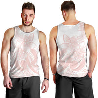Polynesian Tribal Plumeria Lotu Tamaiti Men Tank Top Pastel Blush LT9 - Polynesian Pride