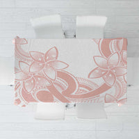 Polynesian Tribal Plumeria Lotu Tamaiti Tablecloth Pastel Blush LT9 Blush - Polynesian Pride