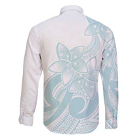 Polynesian Tribal Plumeria Lotu Tamaiti Family Matching Puletasi and Hawaiian Shirt Pastel Cyan - Polynesian Pride