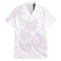 Polynesian Tribal Plumeria Lotu Tamaiti Family Matching Puletasi and Hawaiian Shirt Pastel Mauve - Polynesian Pride