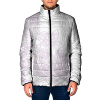 Polynesian Tribal Plumeria Lotu Tamaiti Padded Jacket Pastel Mauve LT9 Men Mauve - Polynesian Pride