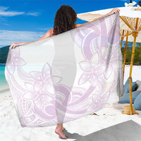Polynesian Tribal Plumeria Lotu Tamaiti Sarong Pastel Mauve - Polynesian Pride