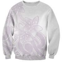 Polynesian Tribal Plumeria Lotu Tamaiti Sweatshirt Pastel Mauve LT9 Unisex Mauve - Polynesian Pride