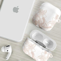 Polynesian Tribal Plumeria Lotu Tamaiti AirPods Case Pastel Nude LT9 - Polynesian Pride