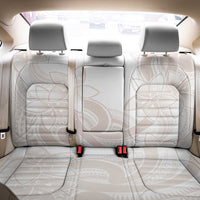 Polynesian Tribal Plumeria Lotu Tamaiti Back Car Seat Cover Pastel Nude - Polynesian Pride