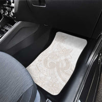 Polynesian Tribal Plumeria Lotu Tamaiti Car Mats Pastel Nude LT9 - Polynesian Pride
