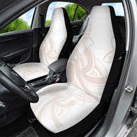 Polynesian Tribal Plumeria Lotu Tamaiti Car Seat Cover Pastel Nude - Polynesian Pride