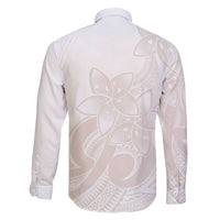 Polynesian Tribal Plumeria Lotu Tamaiti Family Matching Summer Maxi Dress and Hawaiian Shirt Pastel Nude - Polynesian Pride