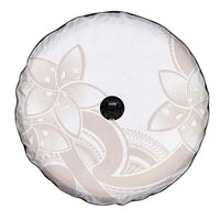 Polynesian Tribal Plumeria Lotu Tamaiti Spare Tire Cover Pastel Nude - Polynesian Pride