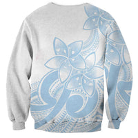 Polynesian Tribal Plumeria Lotu Tamaiti Sweatshirt Pastel Sky Blue LT9 - Polynesian Pride