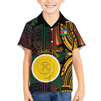 Personalised Shefa Day Hawaiian Shirt Happy June 18 Vanuatu Province LT14 - Polynesian Pride