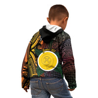 Personalised Shefa Day Kid Hoodie Happy June 18 Vanuatu Province